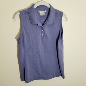 Women's Nike Golf Sleeveless Shirt, Purple - L